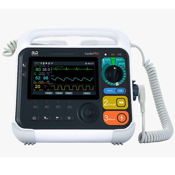 Cardioversor e Desfibrilador CardioPro - Protec