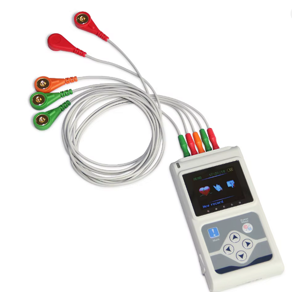 Holter ECG de 3 Canais 24 Hs Sistema de Monitoramento - Contec