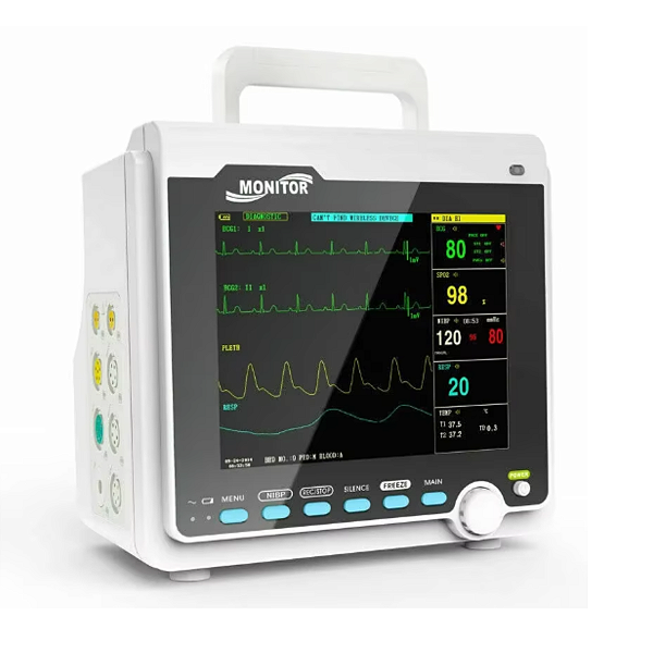 Monitor Multi Paramétrico 8 canais com Tela LCD Colorida de 8" - Contec