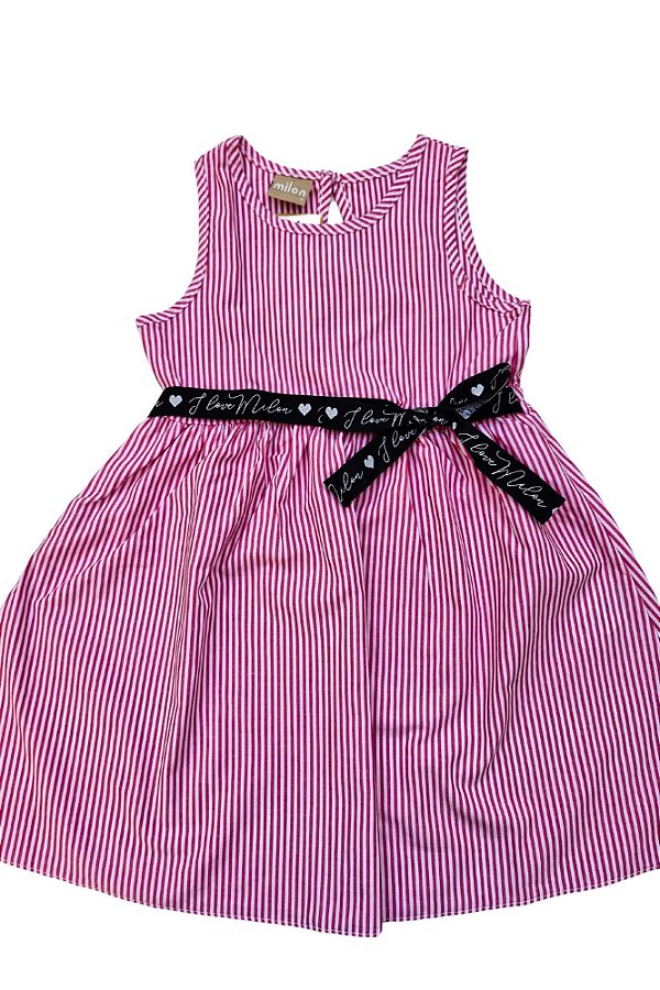 Vestido Infantil Milon Tricoline