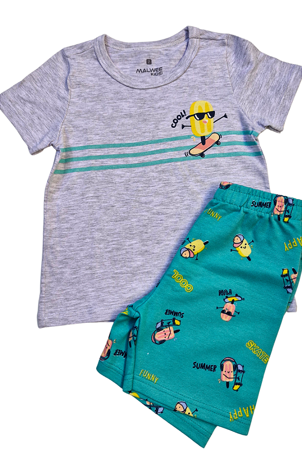 Conjunto Malwee Menino Tropical