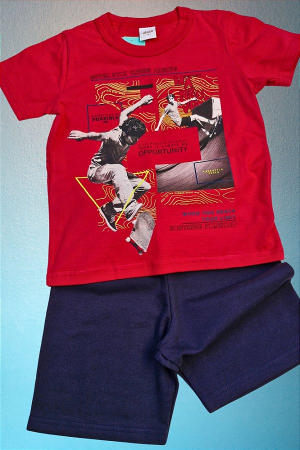 Conjunto Infantil Menino Skate Elian