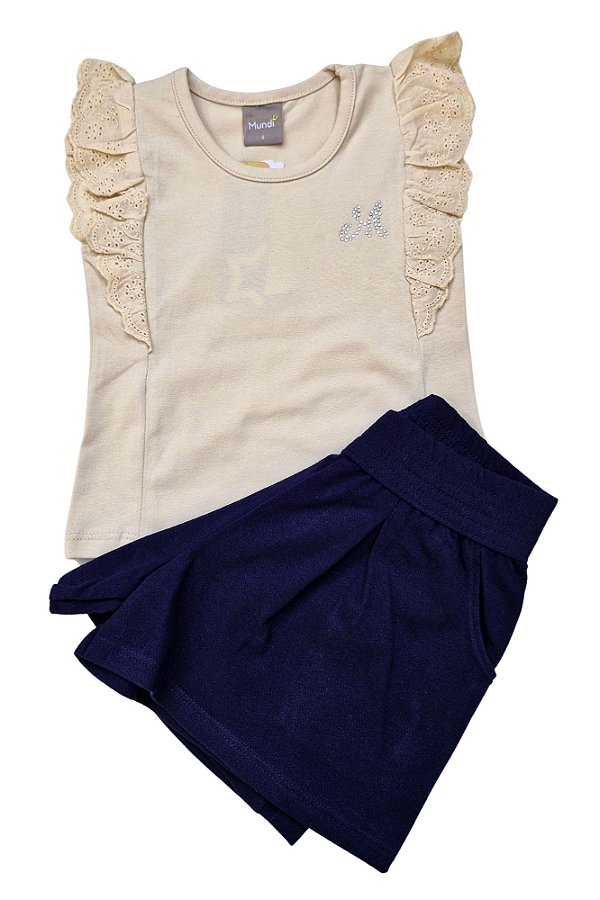 Conjunto Infantil Menina Mundi
