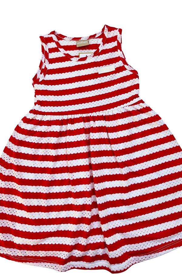 Vestido Milon Infantil Menina Lacinho