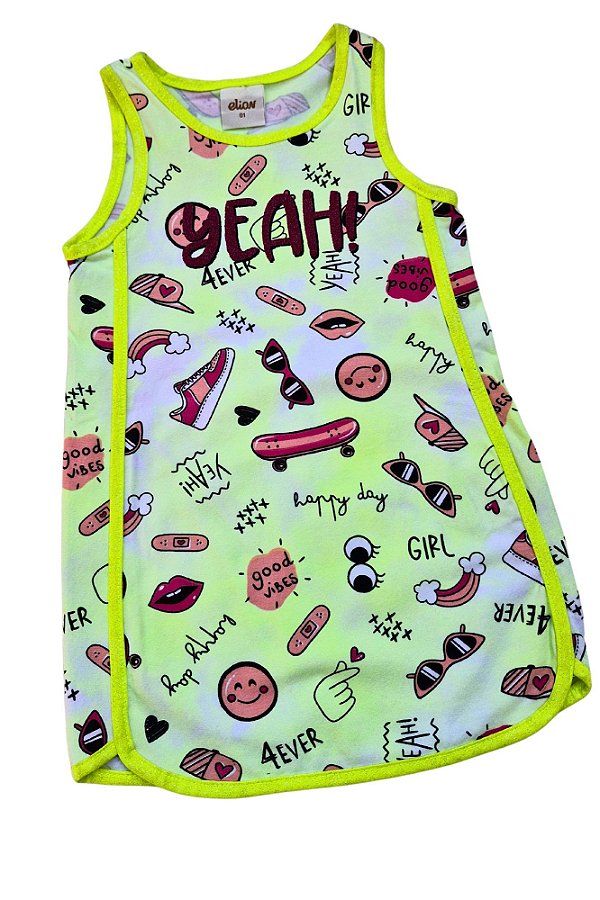 Vestido Infaltil  Menina Elian Estampado
