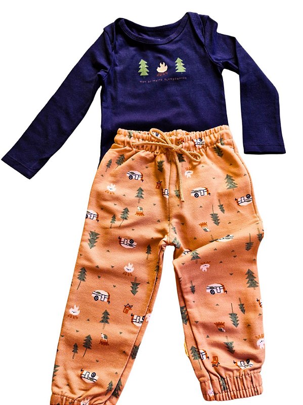 Conjunto Jogger Menino Azul Malwee