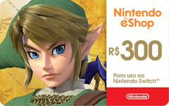 Nintendo eShop Digital R$ 300
