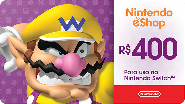 Nintendo eShop Digital R$ 400
