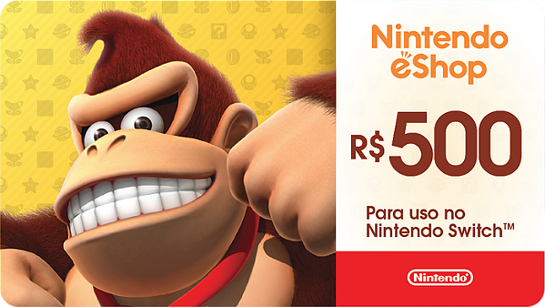 Nintendo eShop Digital R$ 500