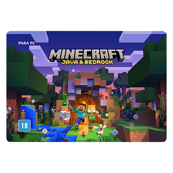 Minecraft Java & Bedrock Digital Assinatura PC