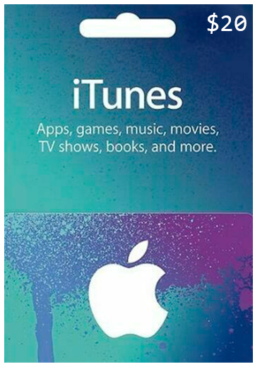 Gift Card App Store Digital $20 Dólares USA
