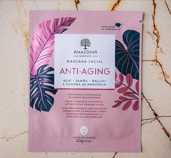 MÁSCARA FACIAL ANTI AGING - AMAZÔNIA NEW FACE COSMETICS
