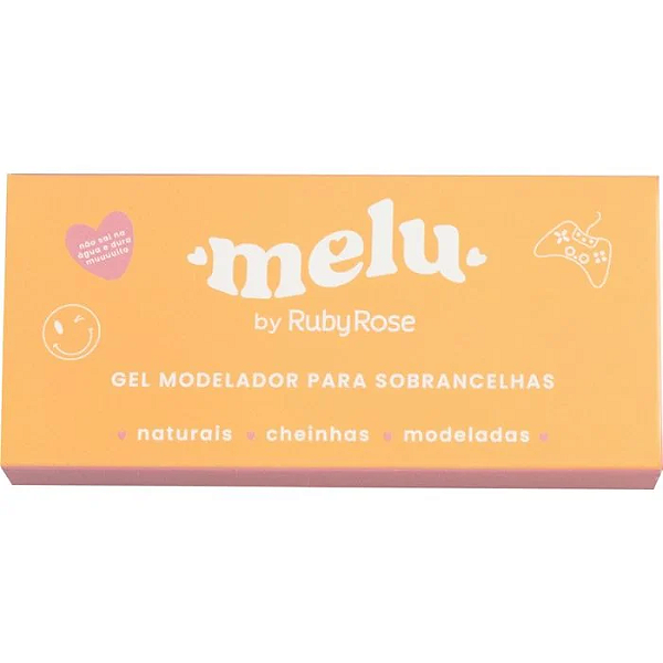 GEL MODELADOR PARA SOBRANCELHAS MELU - RUBY ROSE