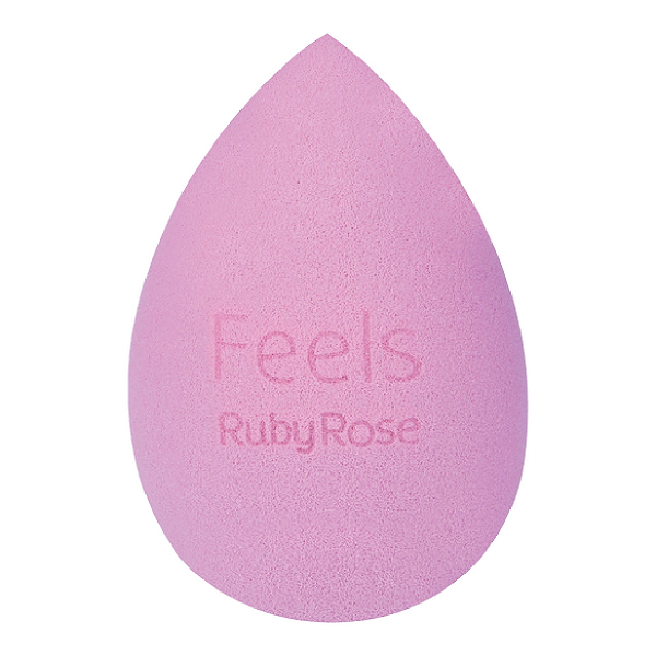 ESPONJA PARA MAQUIAGEM SOFT BLENDER FEELS - ROSA - RUBY ROSE
