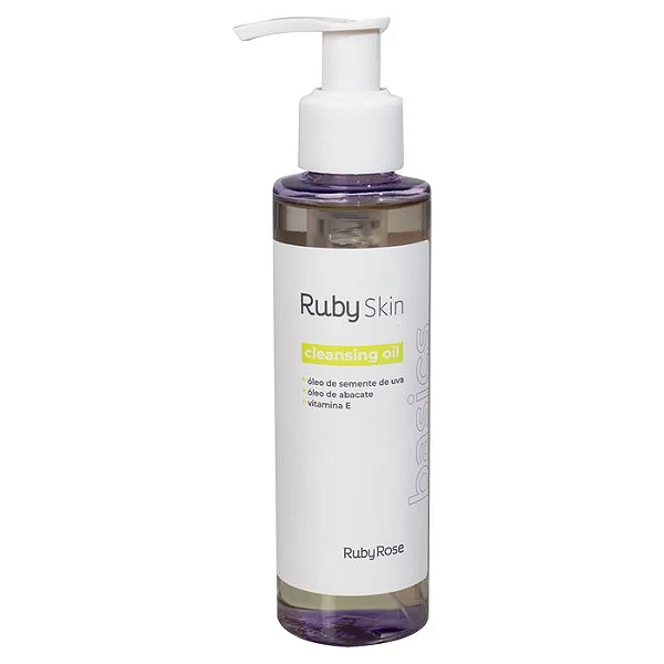 CLEASING OIL - OLEO DE LIMPEZA FACIAL RUBY SKIN 125ML - RUBY ROSE