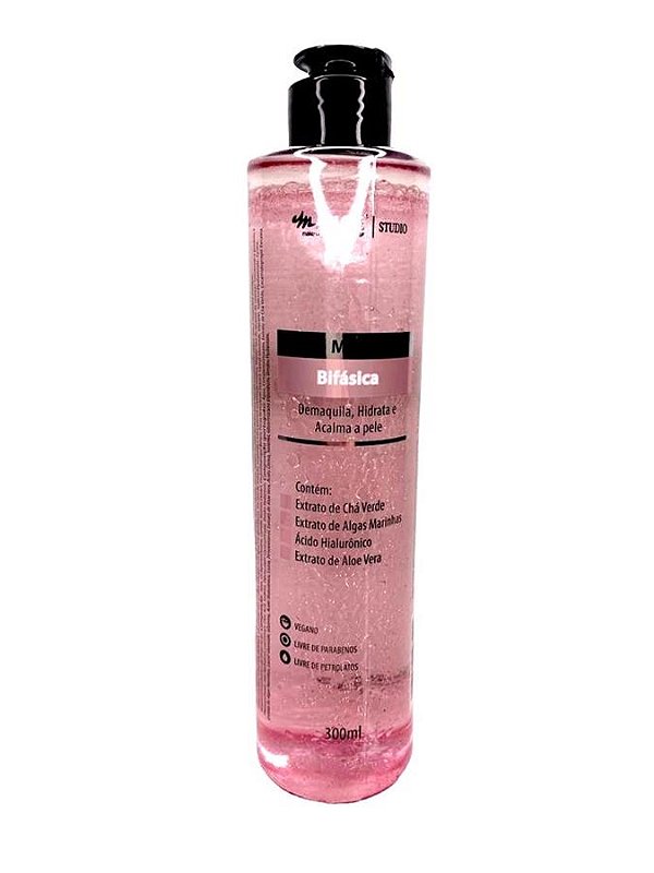 ÁGUA MICELAR E DAMAQUILANTE BIFASICA 300ML - MAX LOVE