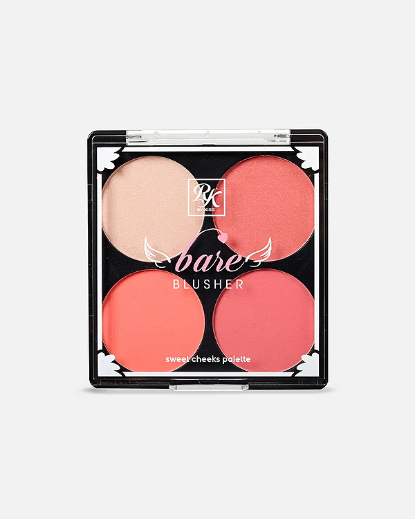 PALETA DE BLUSH LIVIN BARE - RUBY KISSES