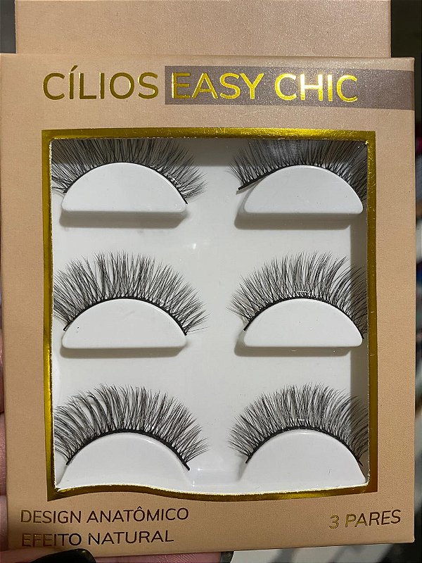 CÍLIOS POSTIÇOS EASY CHIC 3D 08 - MISS FRANDY