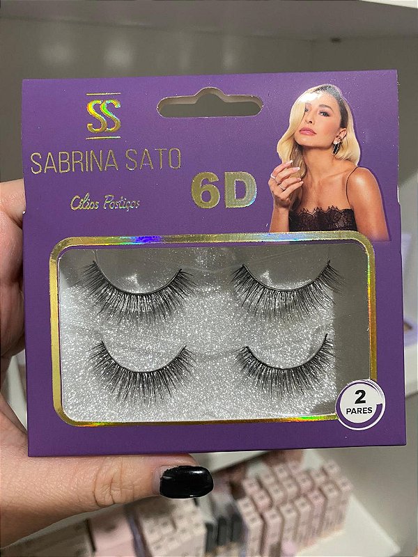CÍLIOS POSTIÇOS 6D SS3529 - SABRINA SATO