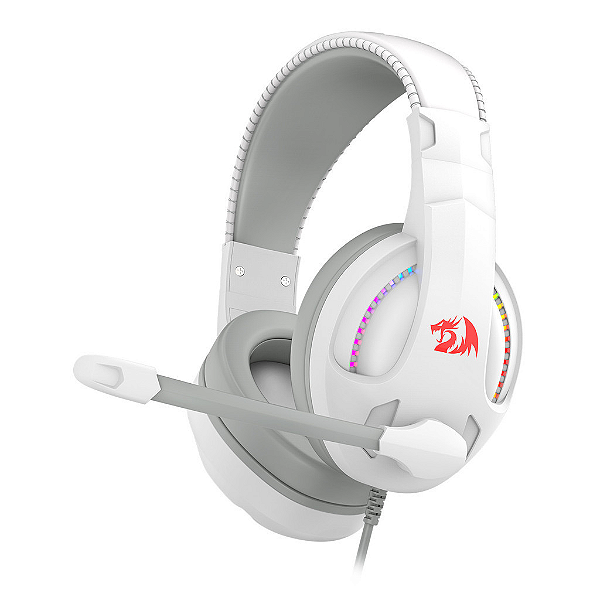 Headset Gamer Redragon Cronus Branco Rgb