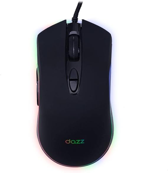 Mouse Usb Dazz Gamer 3406fal 6400dpi 62000085