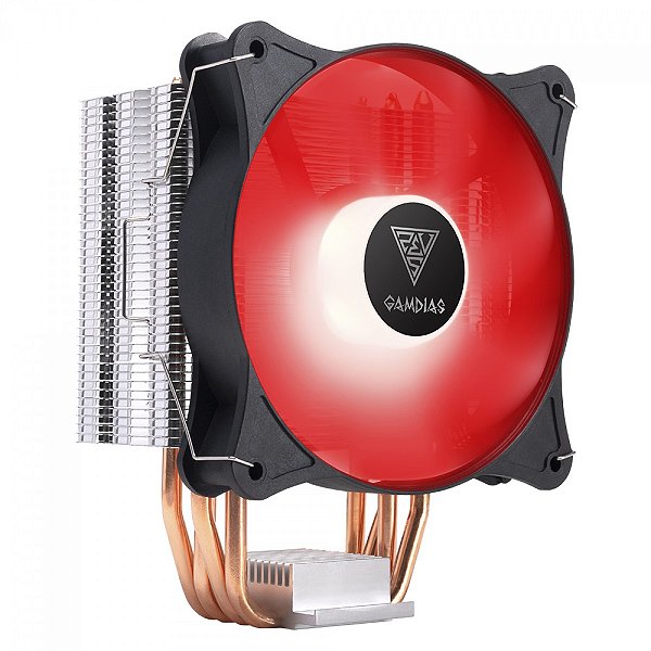 Cooler Para Processador Gamdias Boreas E1-410 Led Vermelho