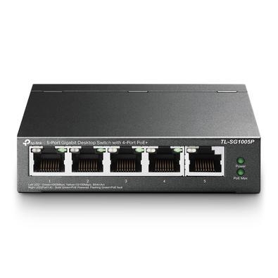 Switch 5 Portas Poe+ Tp-Link Sg1005p 10/100/1000