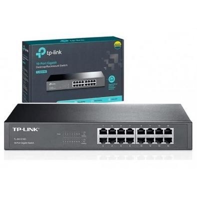 Switch 16 Portas Tp-Link 10/100/1000 Tl-Sg1016d