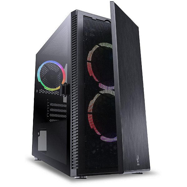 Gabinete Atx Pcyes Solid Mid Tower Preto 35682