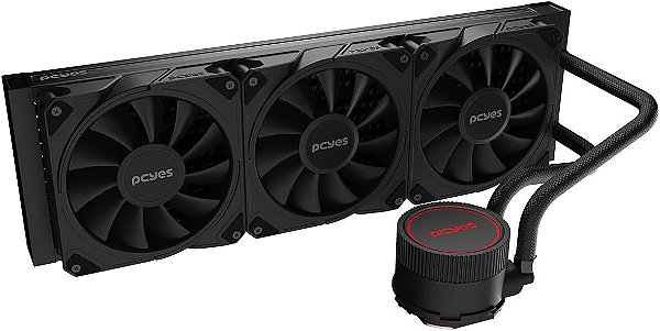 Water Cooler Pcyes Sangue Frio 3 Black Vulcan 360mm Preto