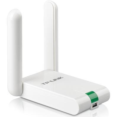 Adaptador Usb Wireless Tp-Link Wn822n C/ 2 Antenas Fixas 300mps.