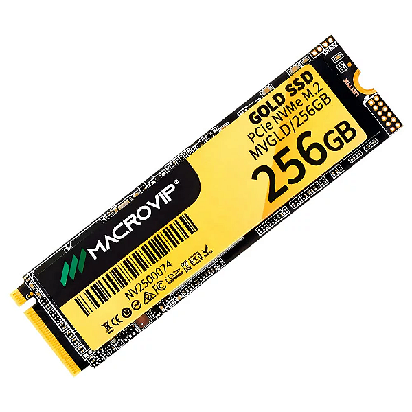 Hd Ssd M.2 256gb Macrovip Gold Nvme Pcie Mvgld/256gb 1045/1725 Mb/s