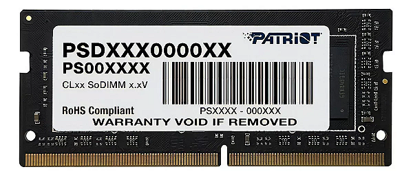 Memoria Nb Ddr4 4gb 2666mhz Patriot