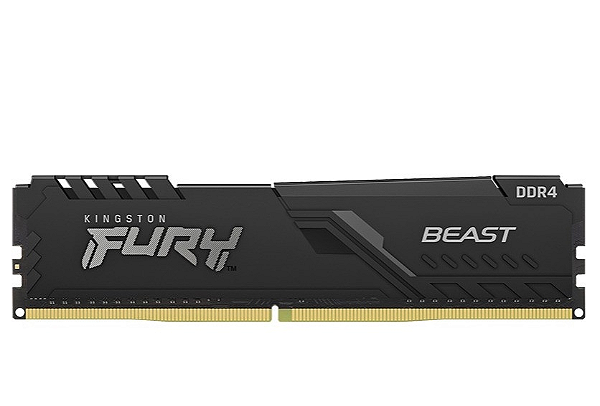 Memoria Ddr4 16gb  2666mhz Kingston Fury Beast Preta