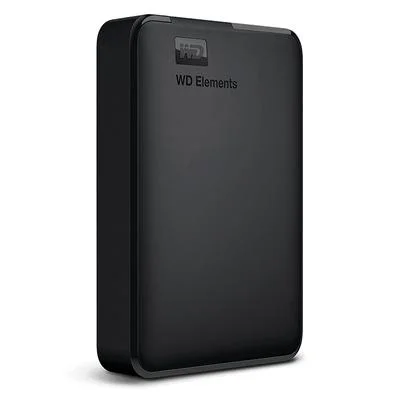 Hd Externo 4tb Western Digital Wd Elements Se 2.5" Usb 3.0 Preto - Wdbjrt0040bbk