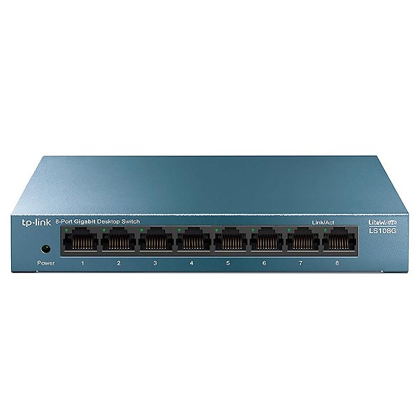 Switch 8 Portas Tp-Link 10/100/1000 Gigabit Ls108g