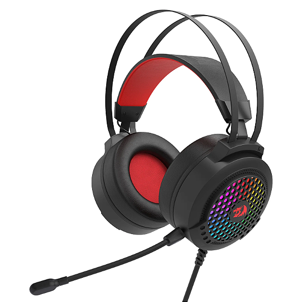 Headset Redragon Gamer Carmen Preto H261