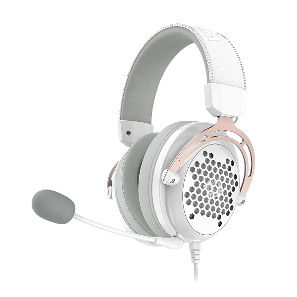 Headset Gamer Redragon Diomedes Branco H388-W