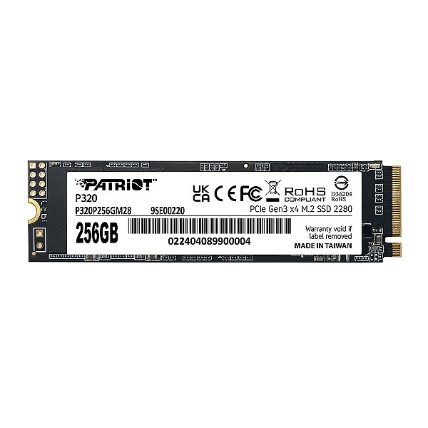 Hd Ssd M.2 256gb P320 Patriot Nvme
