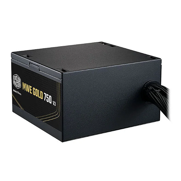 Fonte Atx 750w Cooler Master Mwe Gold V3 80 Plus Gold c/ cabo