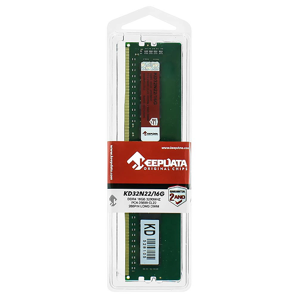 Memoria Ddr4 16gb 3200Mhz Keepdata Kd32n22/16g