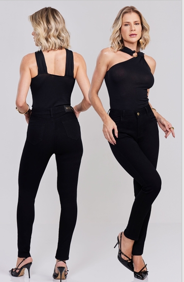 Calça Sarja Preta Feminina 5183