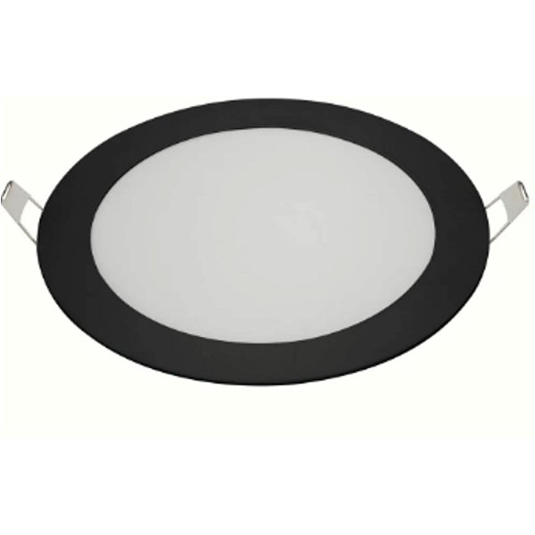 PAINEL REDONDO EMB 24W 6000K PRETO ELGIN