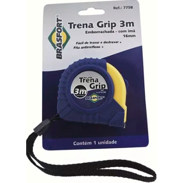 TRENA EMBORRACHADA 3M X 16MM BRASFORT