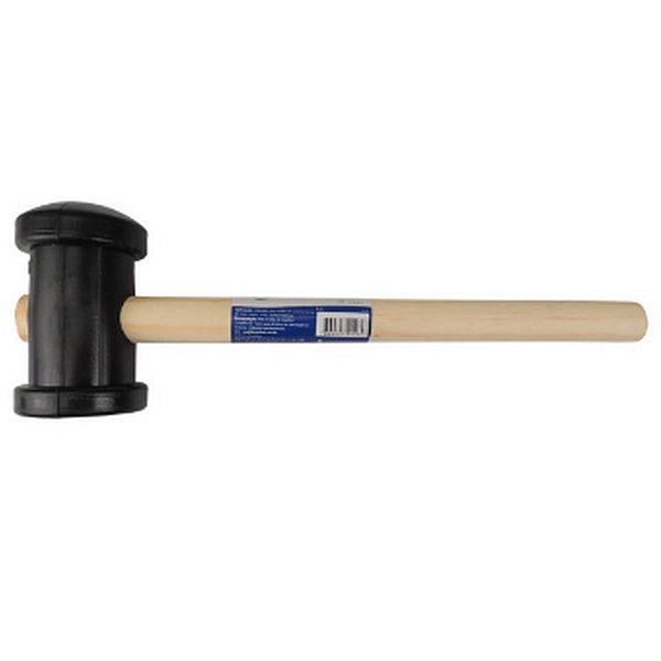 MARTELO DE BORRACHA 80MM GRANDE PRETO BRASFORT E-COMMERCE