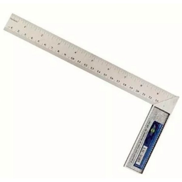 ESQUADRO CABO ALUMINIO 12" (300MM) BRASFORT