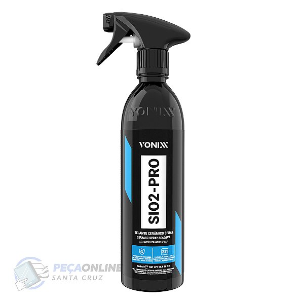 SIO2 Pro Manutenção de Vitrificadores Selante Vonixx 500ML