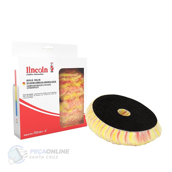 Boina Lã Pirulito 6,0" Corte Médio Sem Interface Lincoln