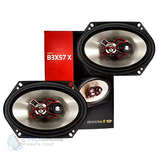 Alto Falante 5x7” Triaxial Bravox B3X57 100W