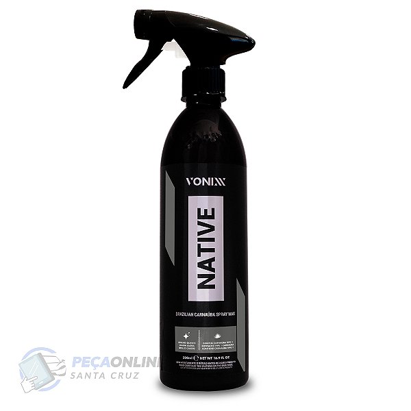 Native Spray Wax Cera Carnaúba Vonixx 500ML